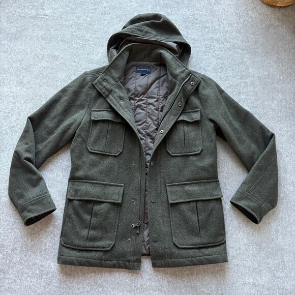 Banana Republic Other - Banana Republic Men’s Wool Green Coat
